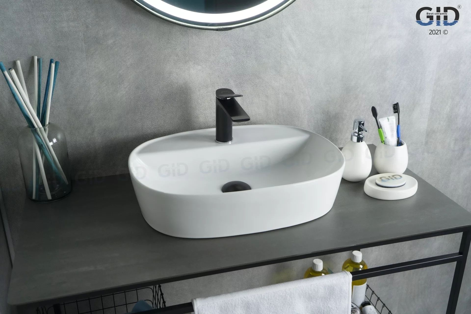 Умывальник Gid N9045 50x38, 51166