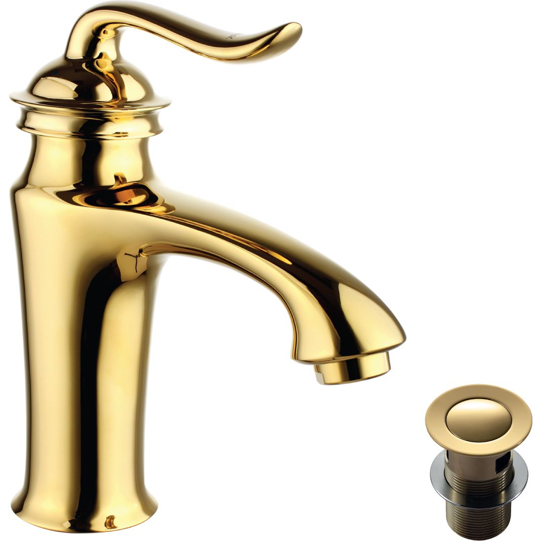 Смеситель для умывальника монолитный с донным клапаном клик-клак Lemark Brava, LM4706G