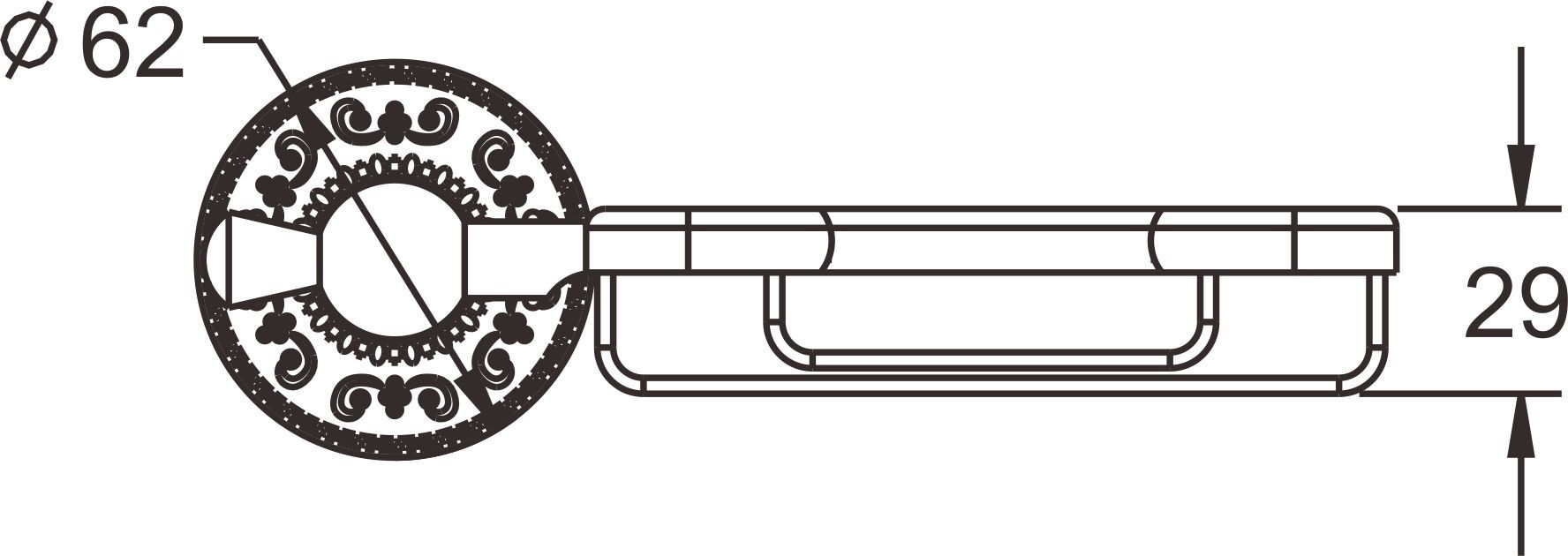 Мыльница Rose, RG1004Q