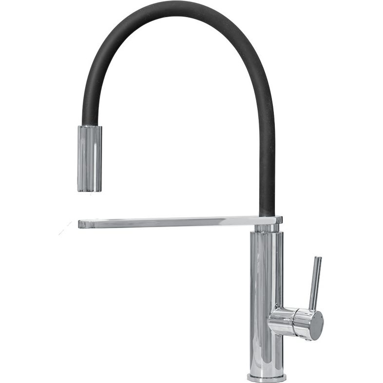 Смеситель для кухни с гибким изливом Ahti Kemi Black, KM833020