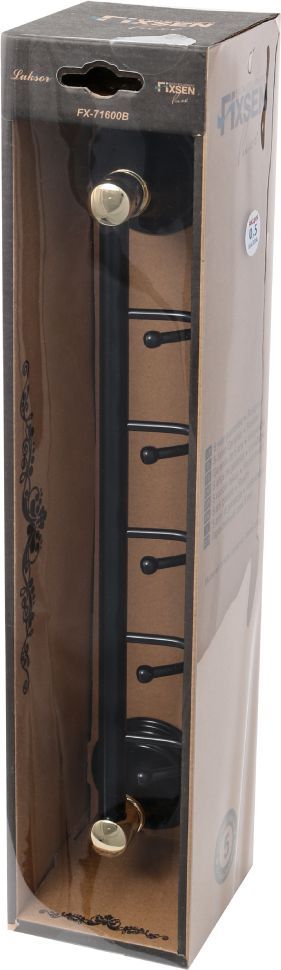 Планка 5 крючков Fixsen Luksor, FX-71605-5B