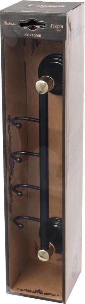 Планка 4 крючка Fixsen Luksor, FX-71605-4B