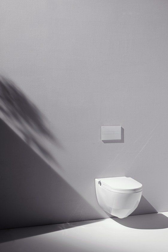 Подвесной унитаз-биде Laufen Cleanet Riva Rimless LCC, 8.2069.1.400.000.1