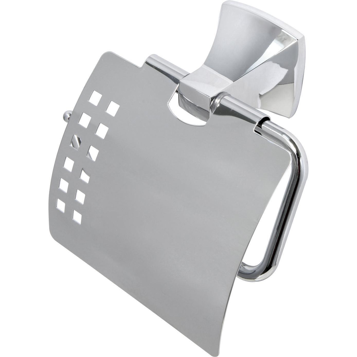 Держатель туалетной бумаги с крышкой WasserKRAFT Wern, K-2525