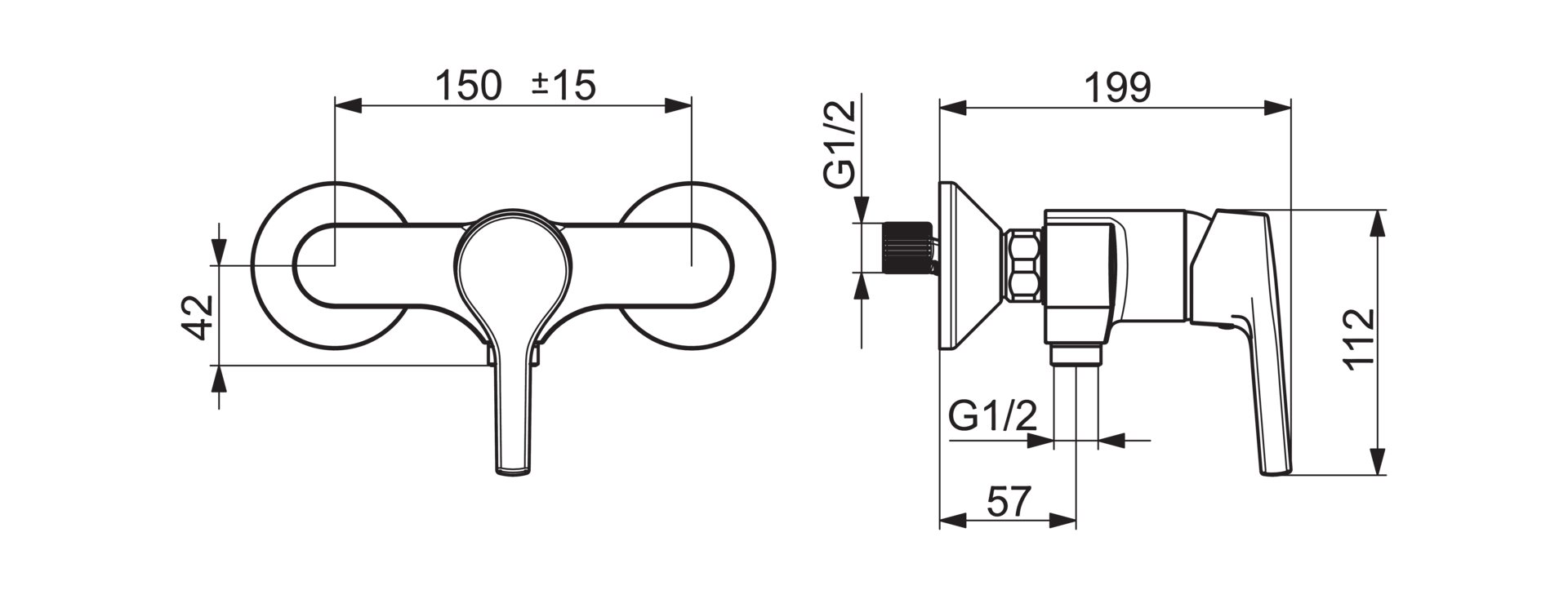 Смеситель для душа Oras Saga Style, 3963HY