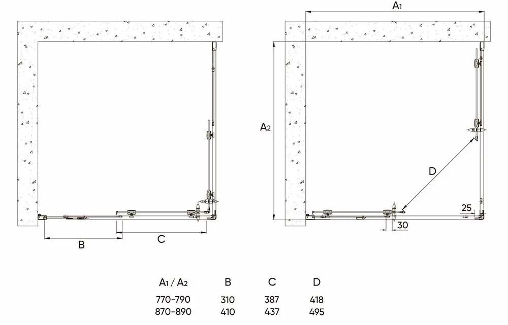 Душевой угол Veconi RV-113