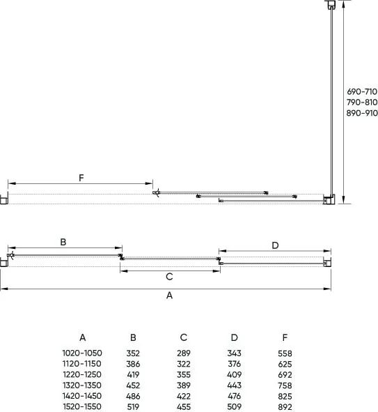 Душевой угол Veconi RV-031