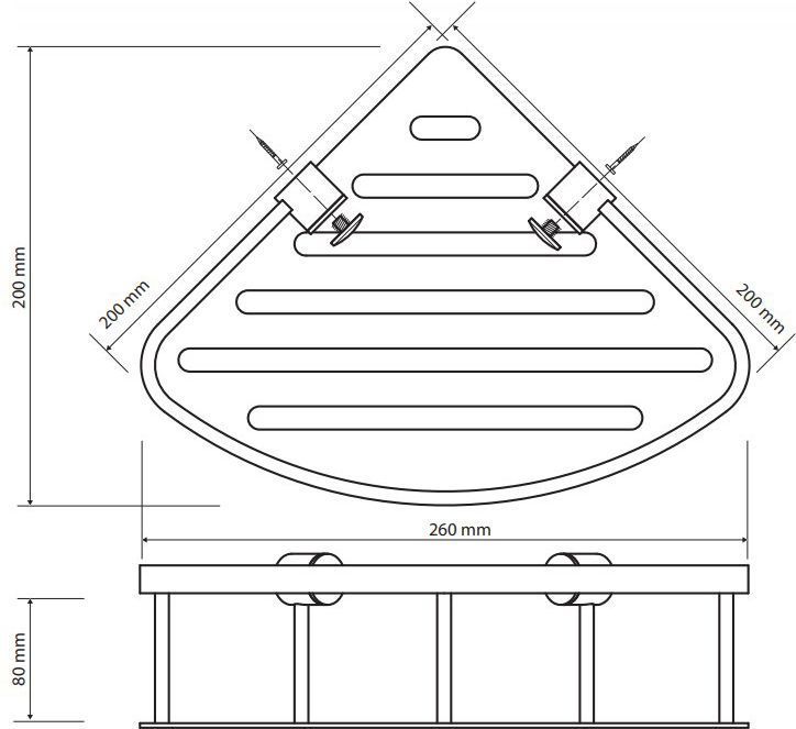 Угловая мыльница Bemeta Cytro, 146208072