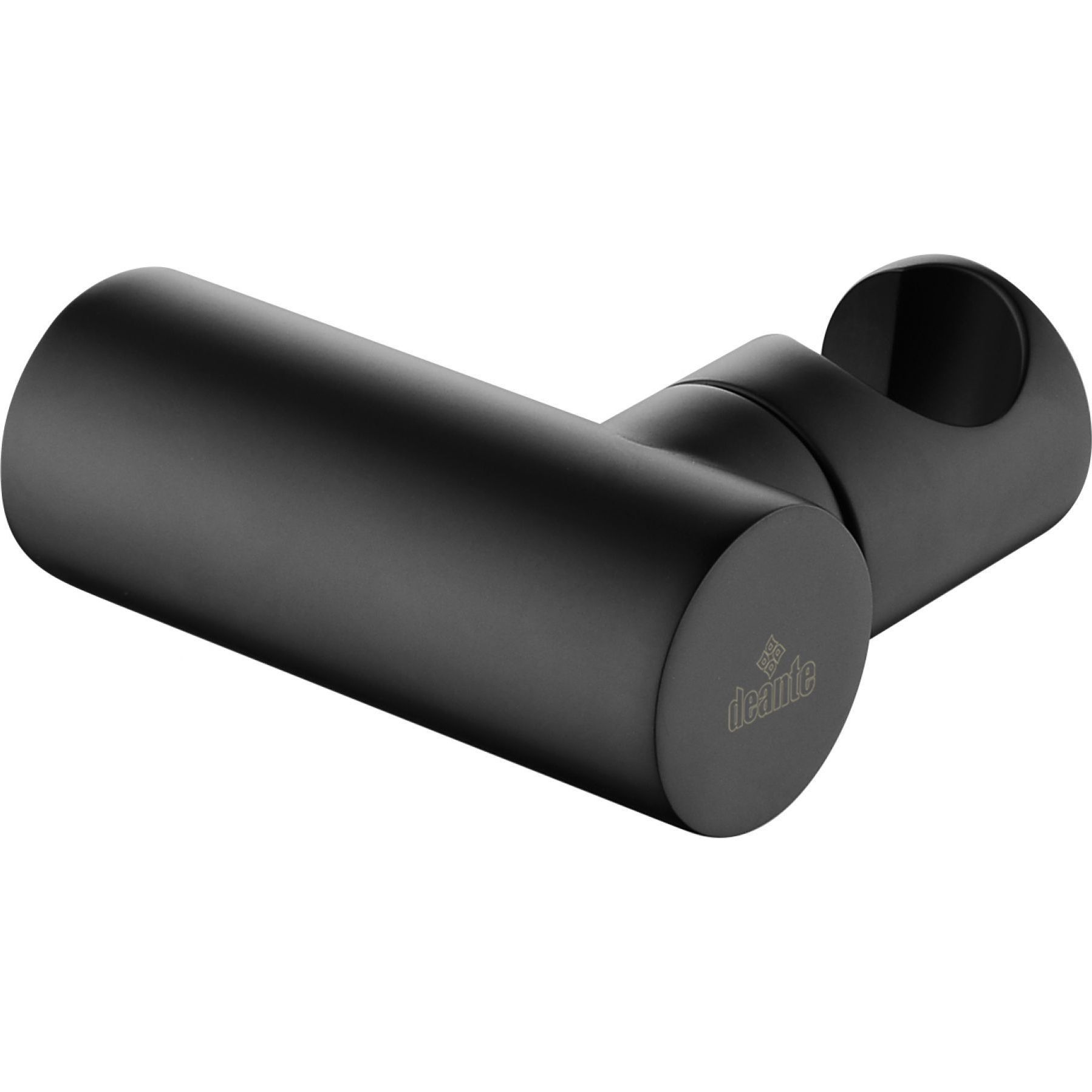 Точечный держатель ручного душа круглый, черный Deante Round, ANR_N21U