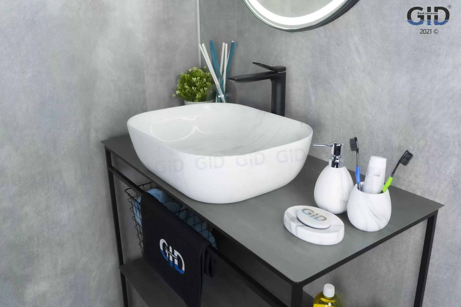 Умывальник Gid K397D9 50x40, 53322