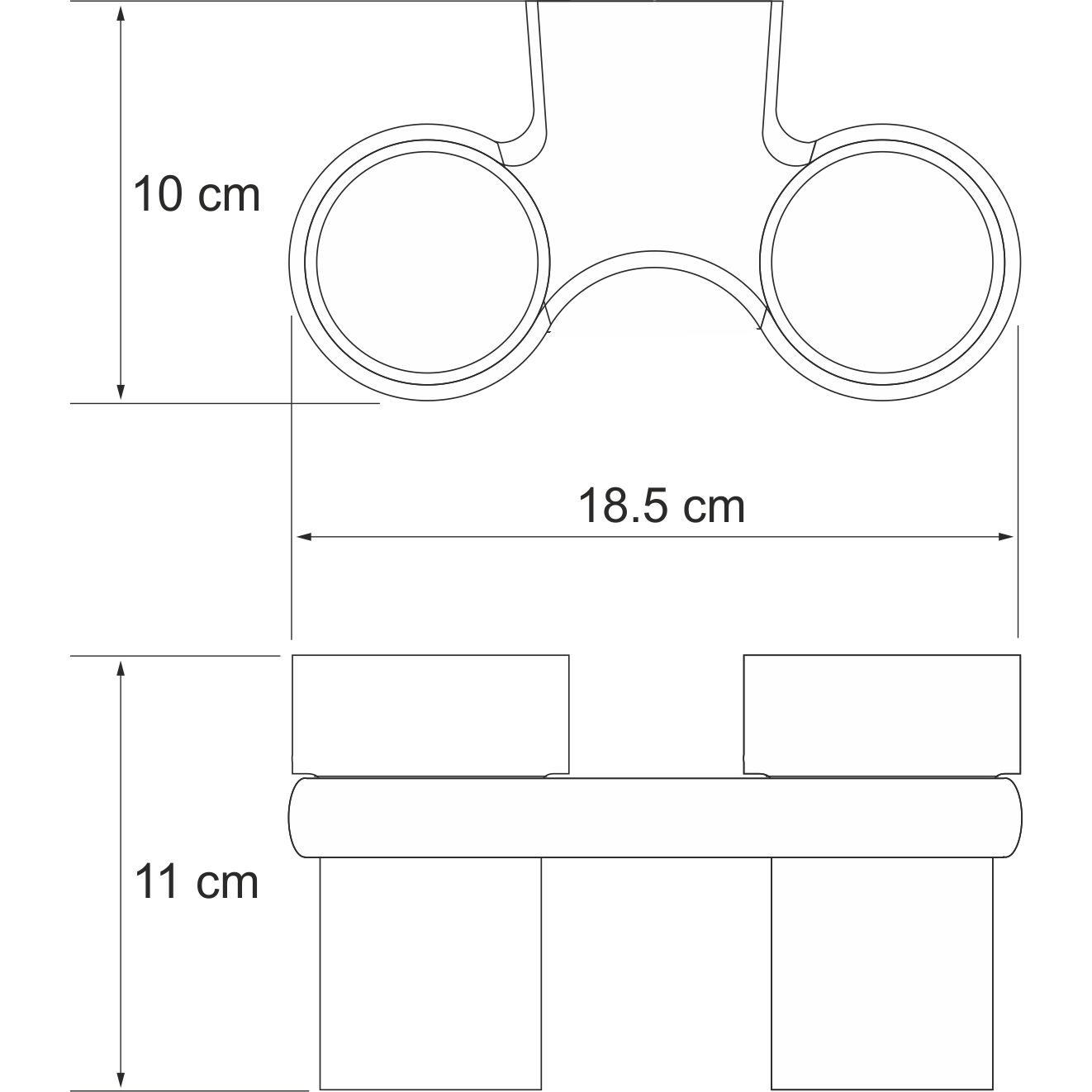 Подстаканник двойной WasserKRAFT Berkel, K-6828D