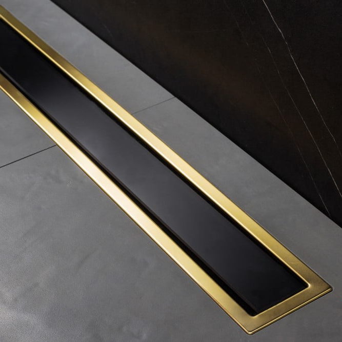 Душевой лоток Pestan Confluo Premium Line 950 Black Glass Gold