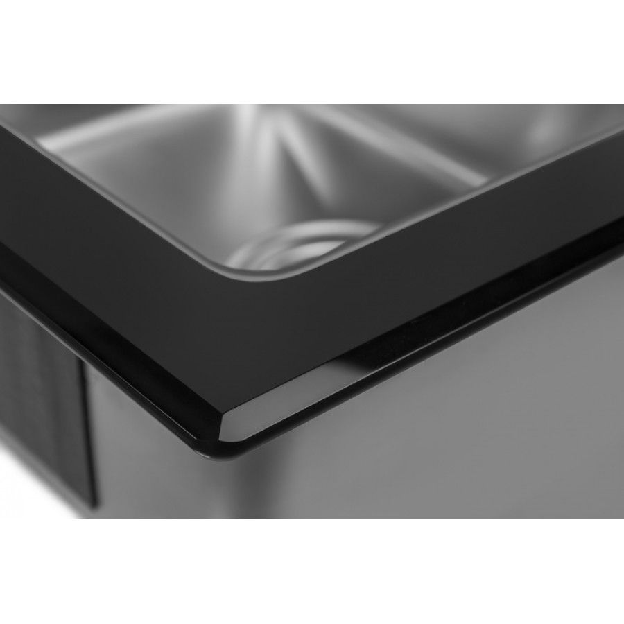 Мойка со стеклом ZorG GS 7850 black