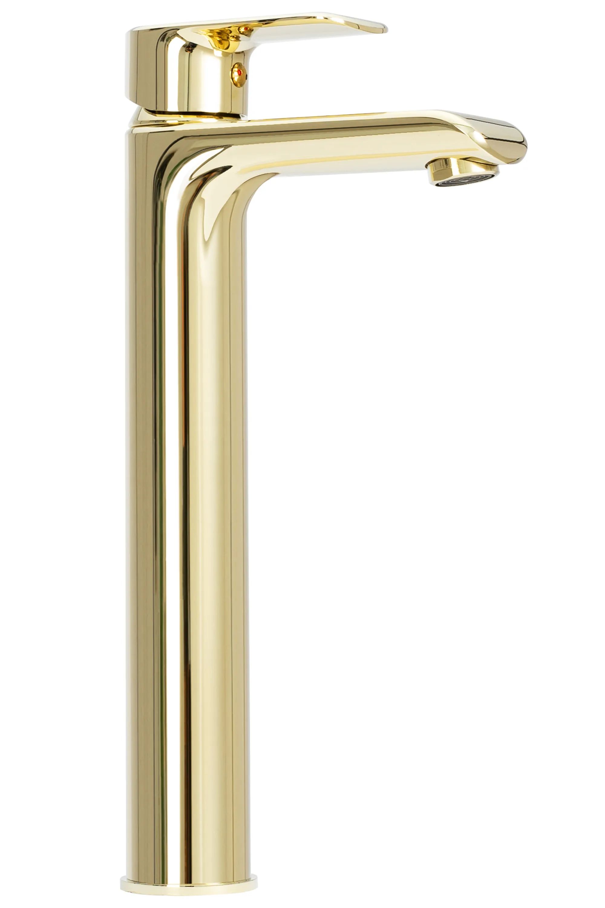 Смеситель для умывальника высокий Rea Bloom Gold, REA-B6201