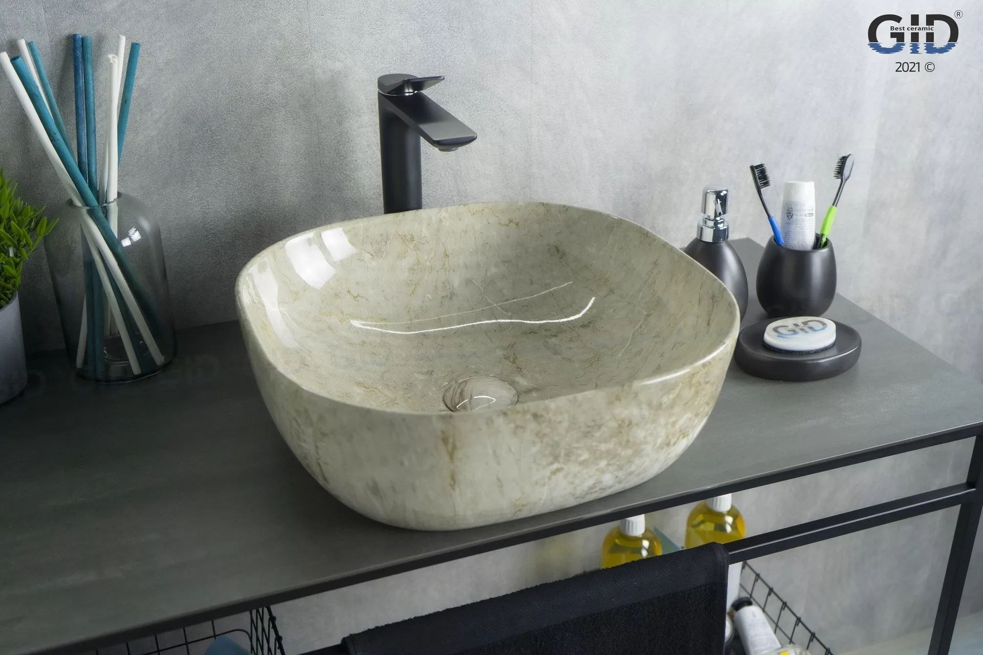 Умывальник Gid MNC545 42.5x42.5, 54449