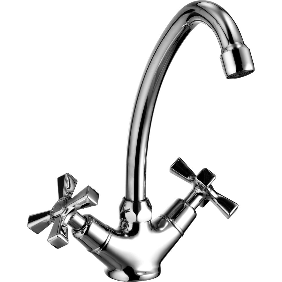 Смеситель для кухни с поворотным изливом 250 мм Lemark Benefit, LM2504C