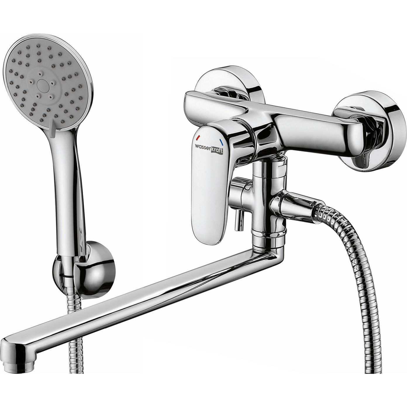 Смеситель для ванны с длинным изливом WasserKRAFT Vils, 5602L