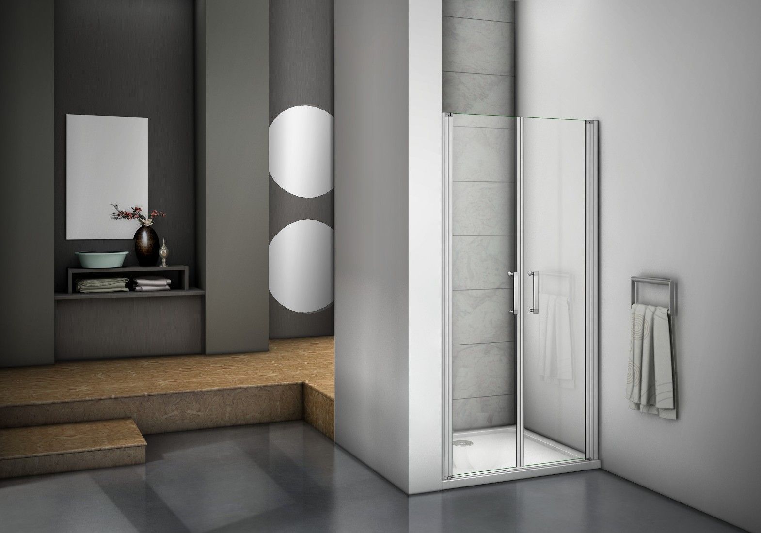 Душевая дверь Good Door Mokka SD