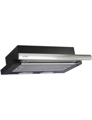 Кухонная вытяжка Elikor ИНТЕГРА 60П-400-В2Л (черный/нержавеющая сталь), 841612
