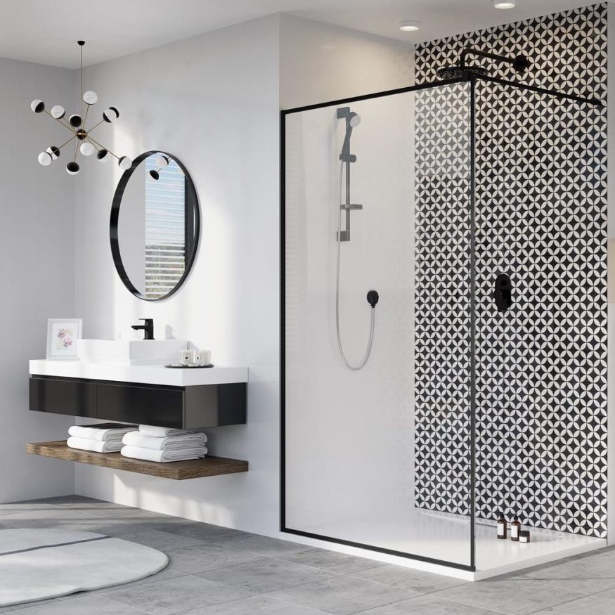 Перегородка Radaway Modo New Black II Frame 95