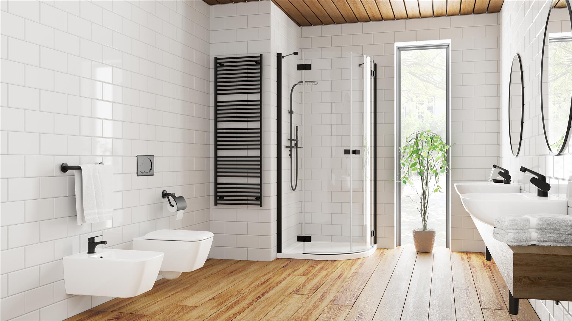 Душевая кабина Radaway Essenza New Black PDD