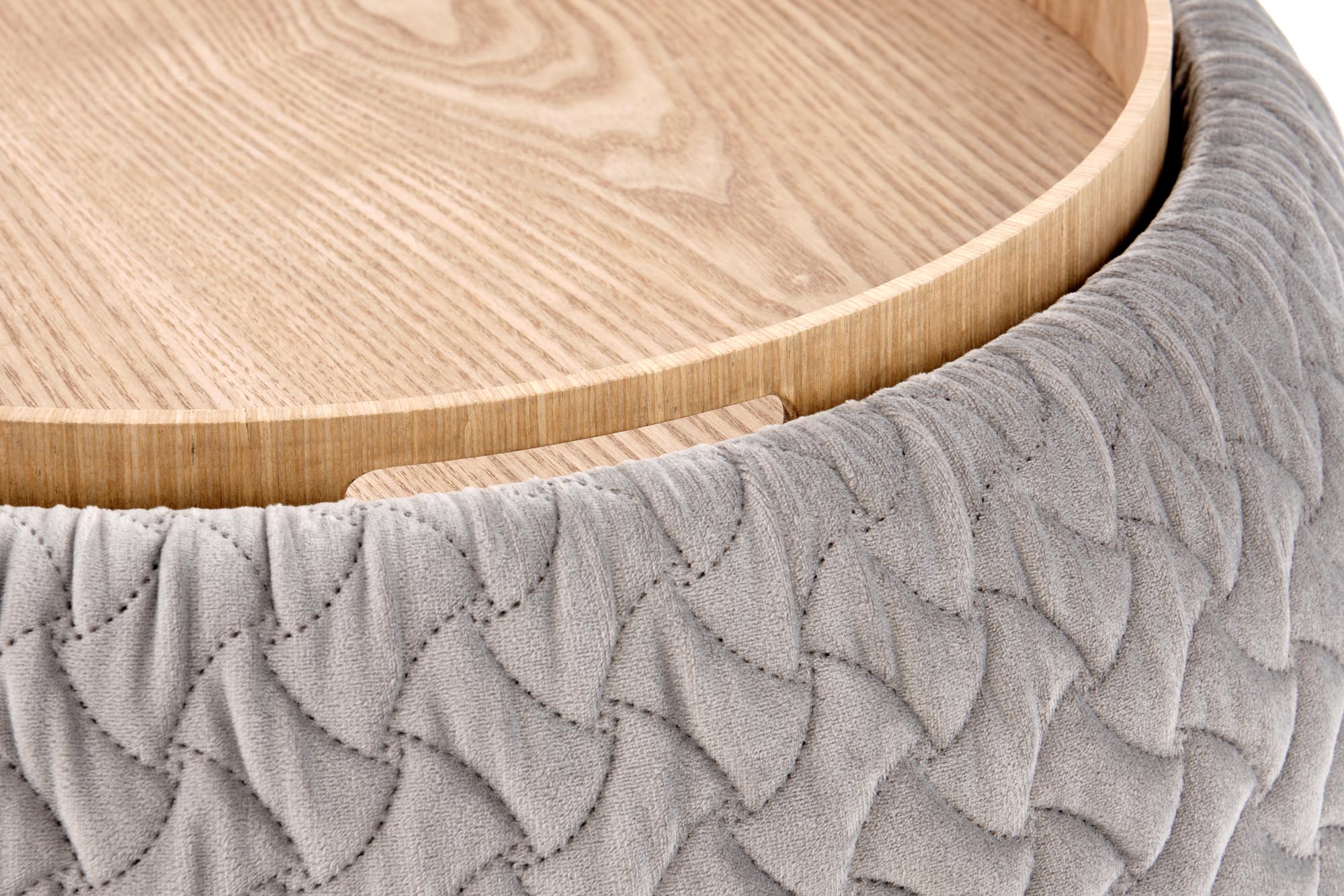 Пуф Halmar Bono светло-серый, V-CH-BONO-PUFA