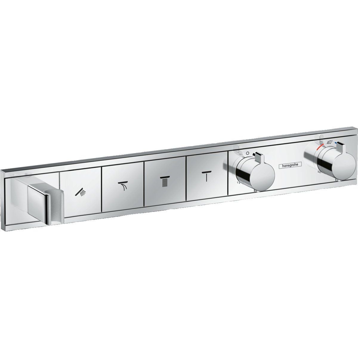 Термостат скрытого монтажа с 4 кнопками Hansgrohe RainSelect, 15357000