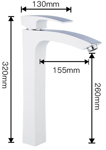 Смеситель для раковины высокий  Gappo G1007-18