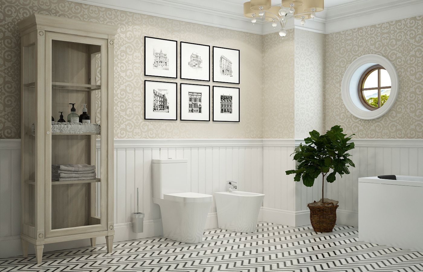 Напольный унитаз Lavinia Boho Biore Rimless, 33040010