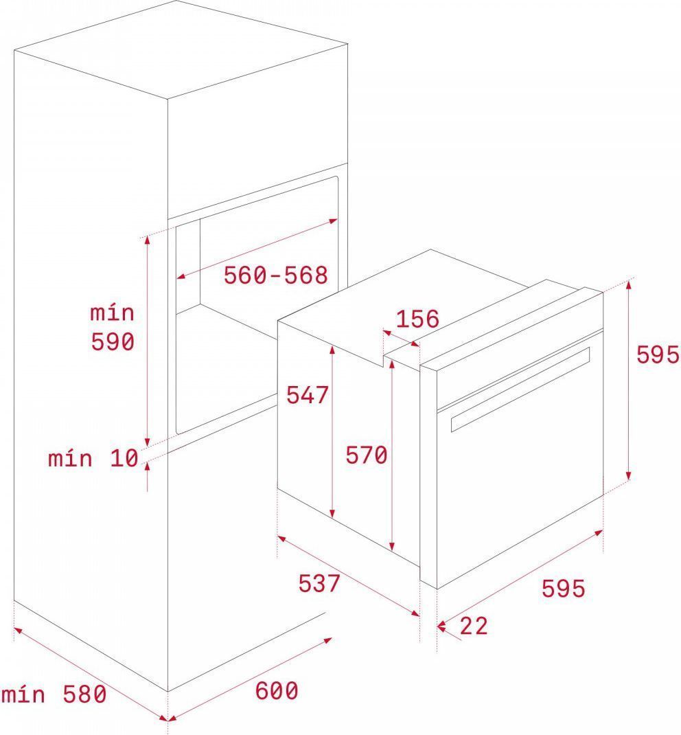 Духовой шкаф Teka HBB 720 BLACK, 41560200