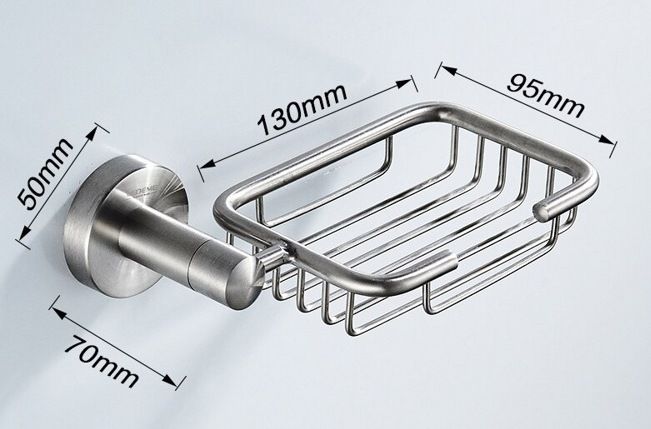 Мыльница настенная решетка (сатин) Ledeme L71702-1