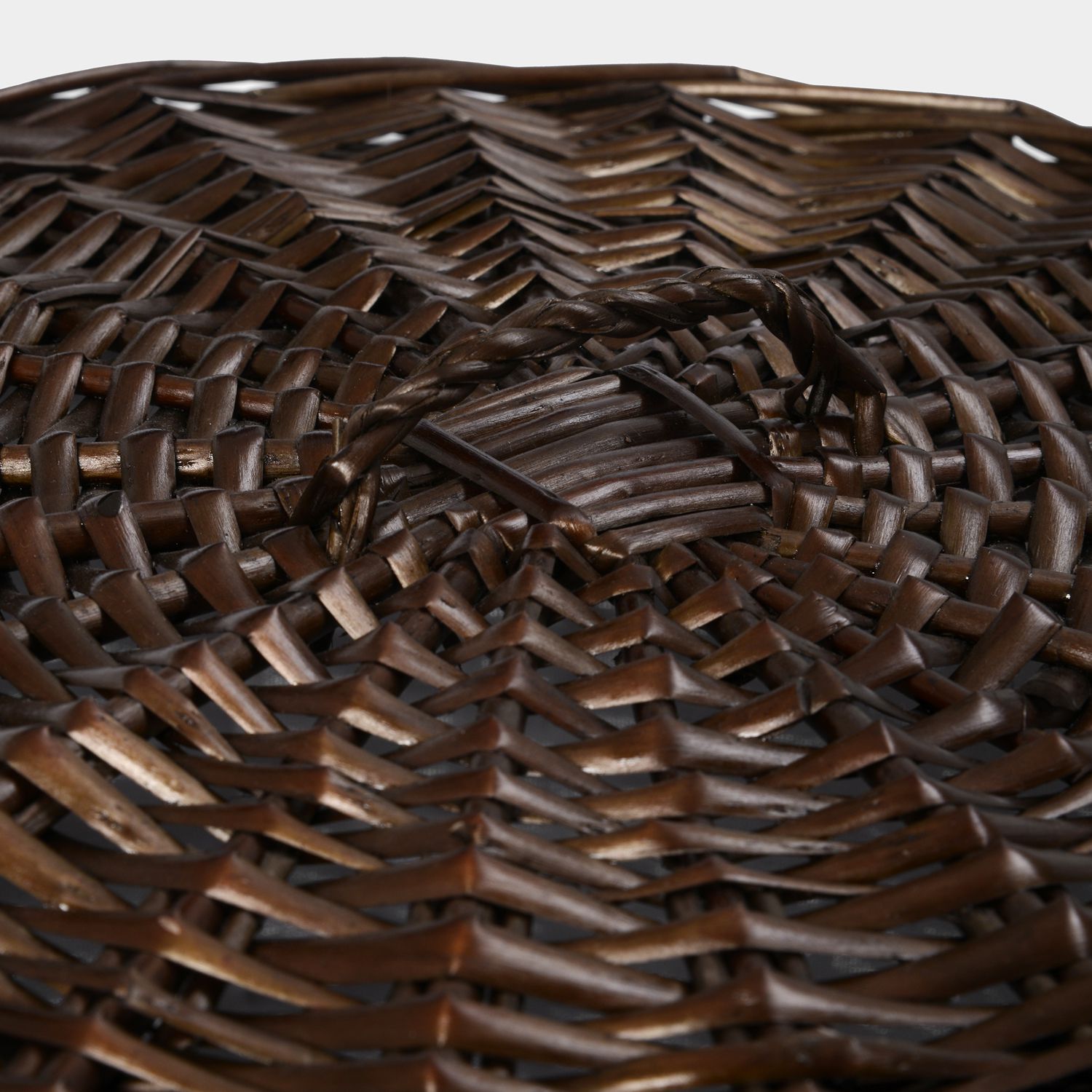 Плетеная корзина для белья с крышкой WasserKRAFT Elbe, WB-740-L