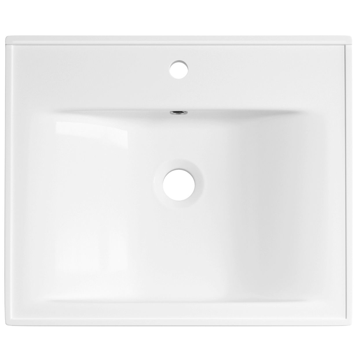 Настенная или мебельная раковина Wellsee FreeDom 60x46, 151103000