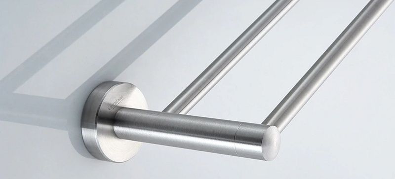 Полотенцедержатель двойной (сатин) Ledeme L71709