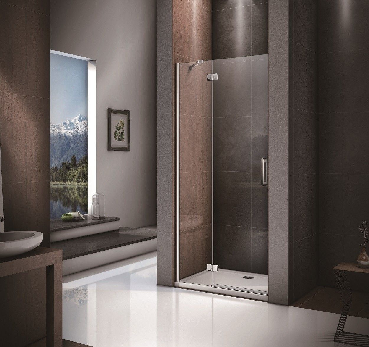 Душевая дверь Good Door Saturn WTW-120-C-CH-L, СА00003