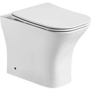 Унитаз напольный приставной безободковый Ceramalux, 215D