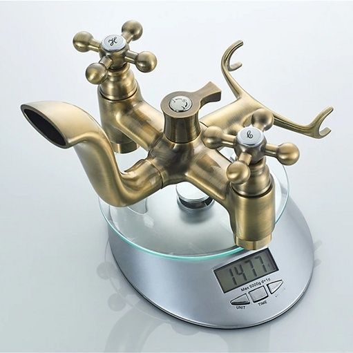 Смеситель для ванны бронза Ledeme L3119C