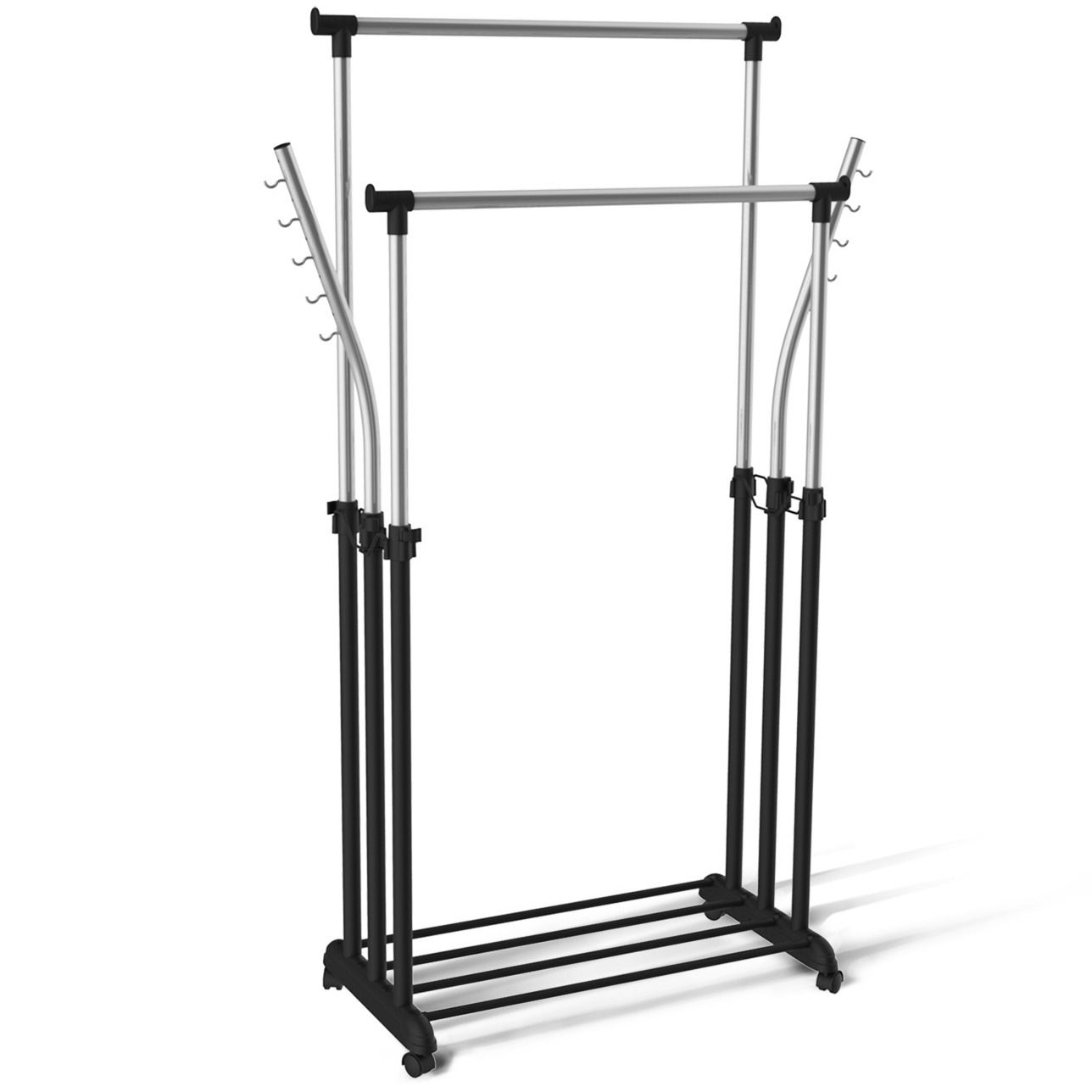 Вешалка Sheffilton SHT-WR7 черный/черный муар/хром лак, 889114