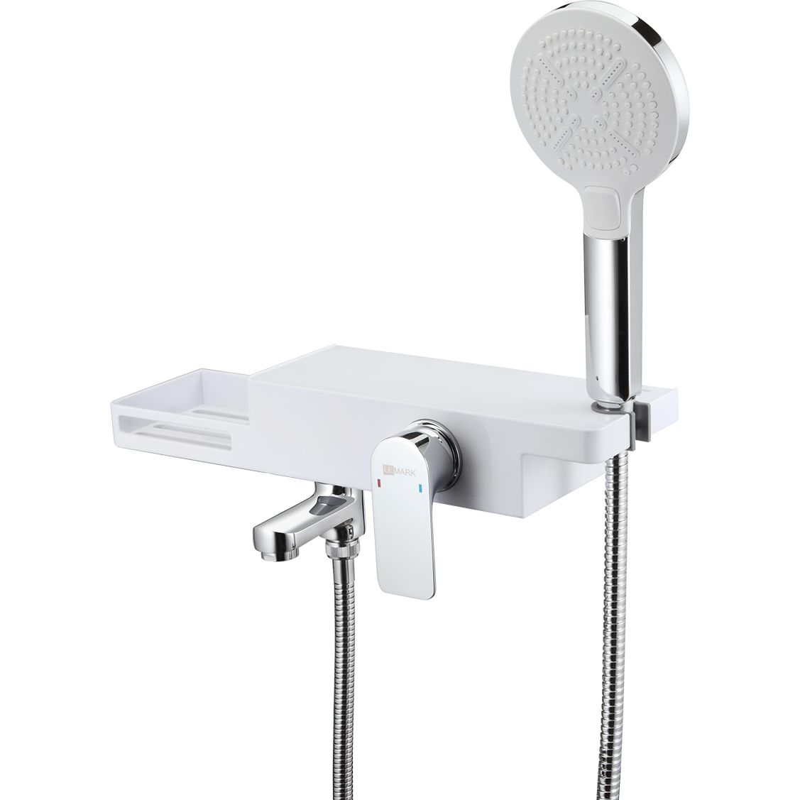 Смеситель для ванны с коротким изливом Lemark Unibox, LM6914CW