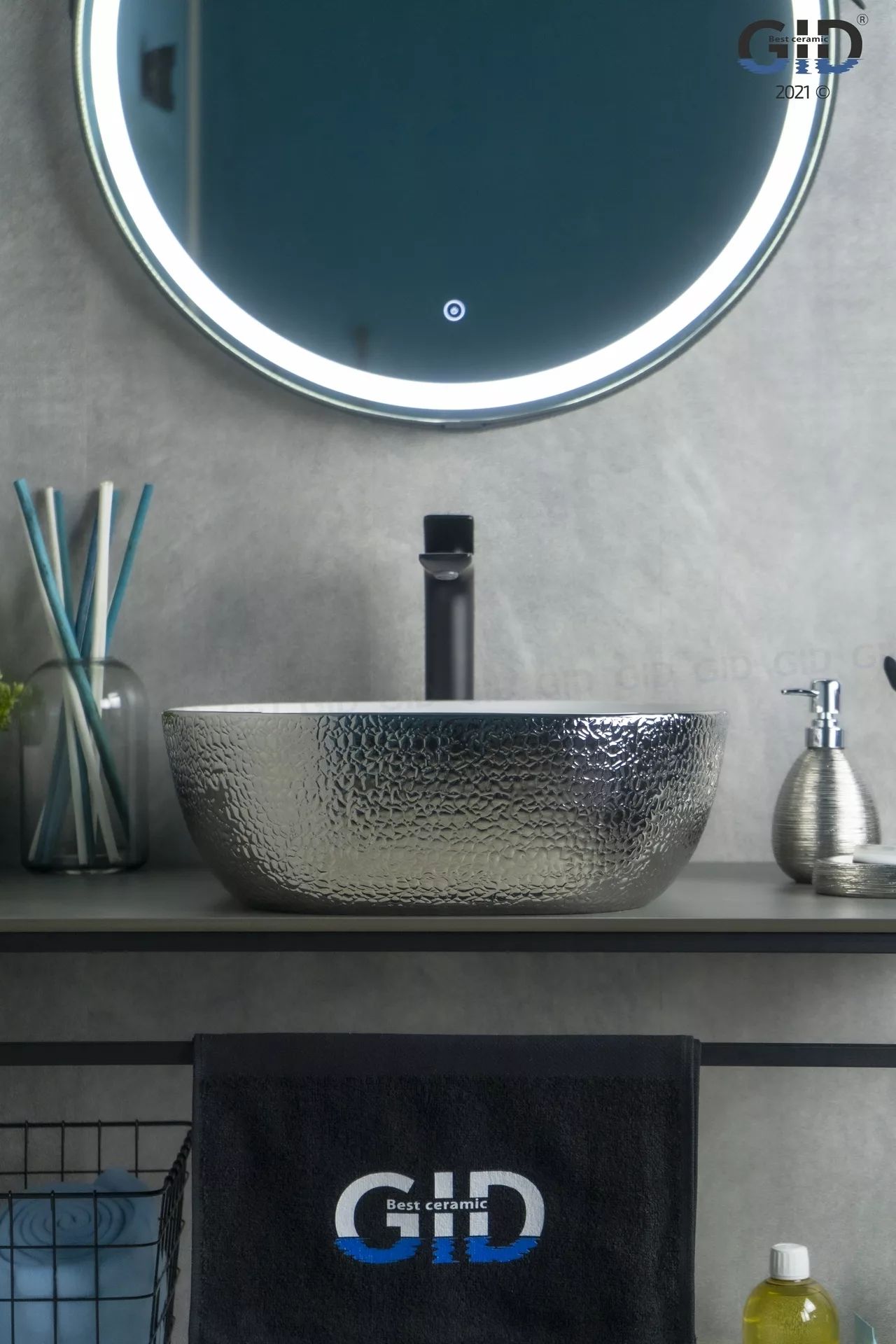 Умывальник Gid D1301H021 42.5x42.5, 53302