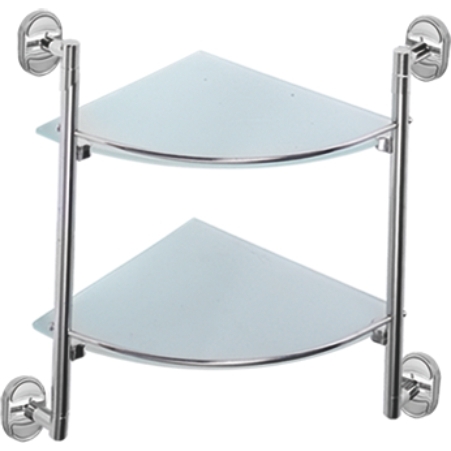 Полка угловая 2-х ярусная Ledeme L1907-2