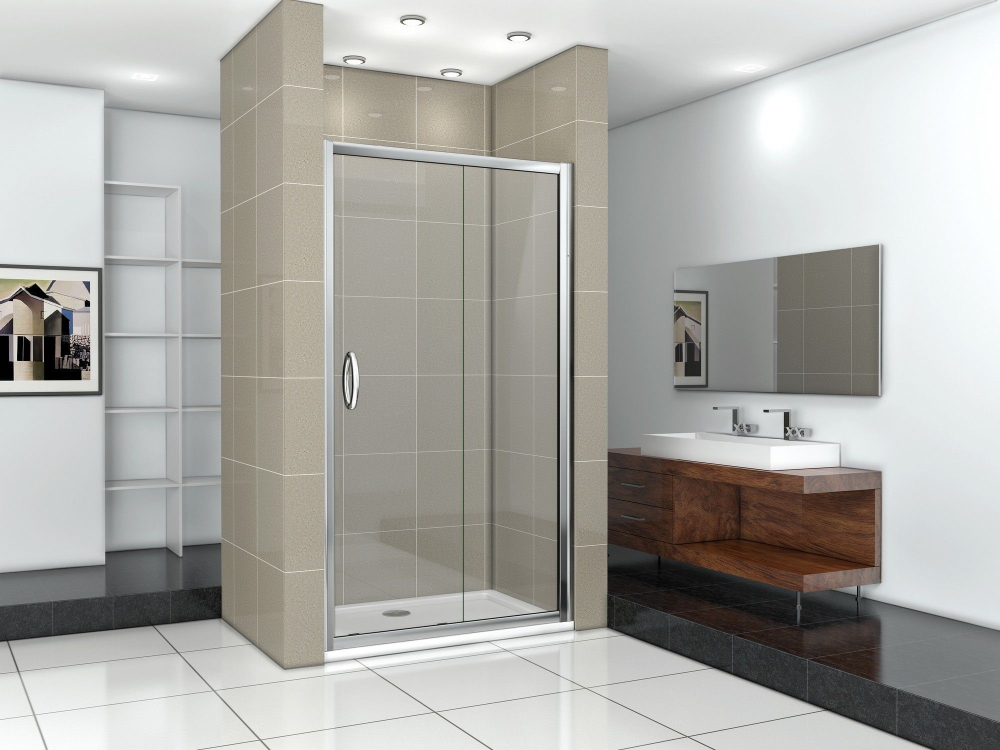 Душевая дверь Good Door Infinity WTW-130-C-CH, ИН00028