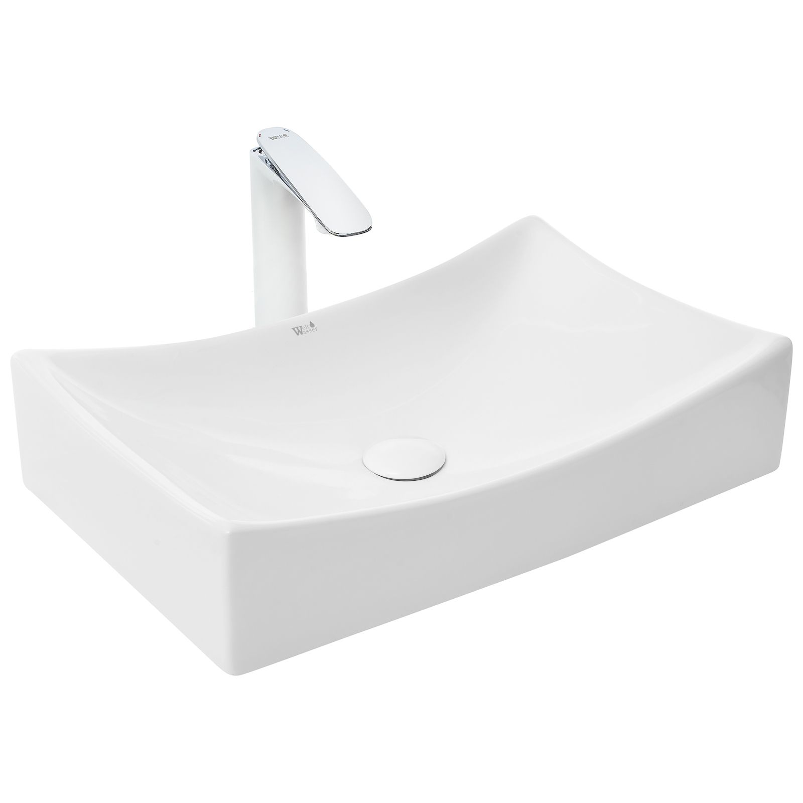 Раковина накладная WeltWasser ELBACH 1002 55x35