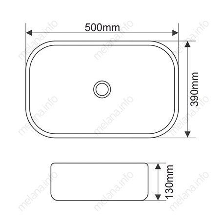 Раковина Melana MLN-78109, 78109-805