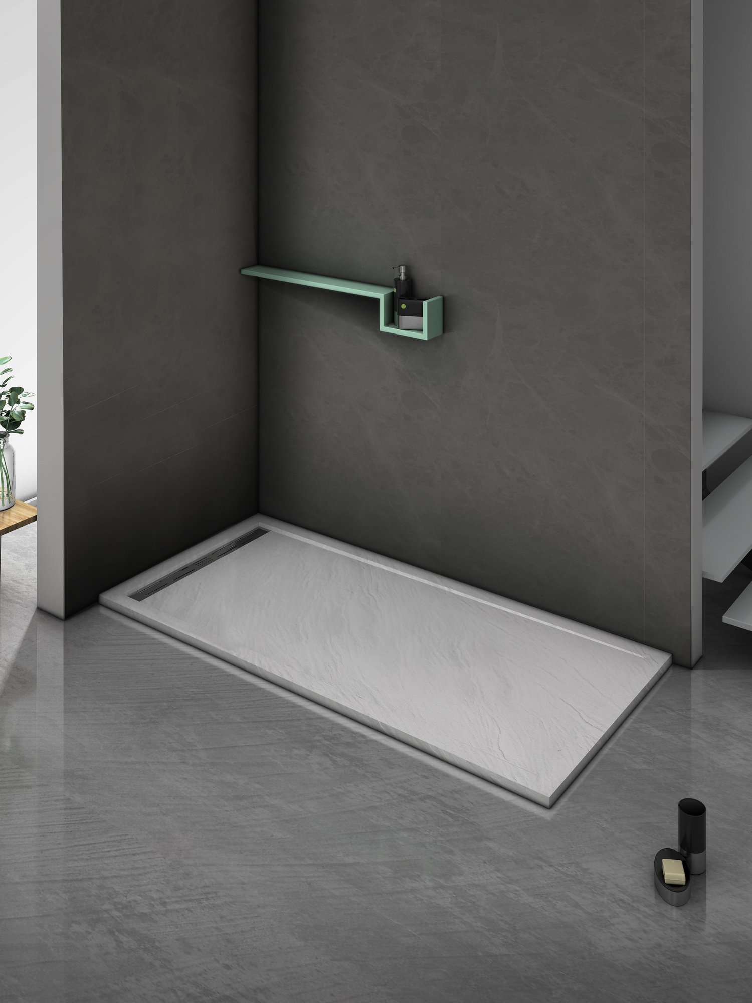 Душевой поддон WeltWasser WW TRS 9070 STONE-WT