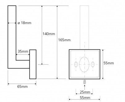Держатель туалетной бумаги вертикальный подвесной Bemeta Beta, 132112032
