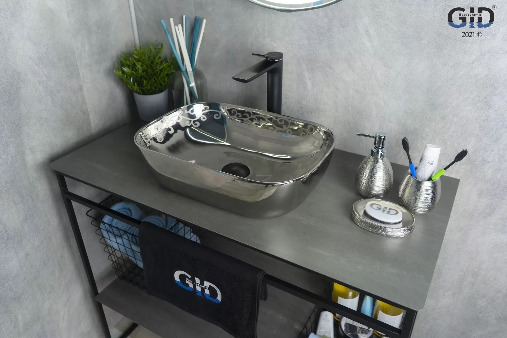 Умывальник Gid NC425 46x32.5, 52217