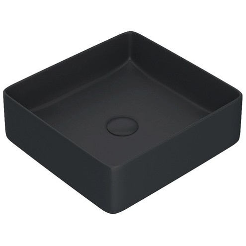 Умывальник накладной, черный матовый, Iddis Slide 36x36, SLIBM01i27