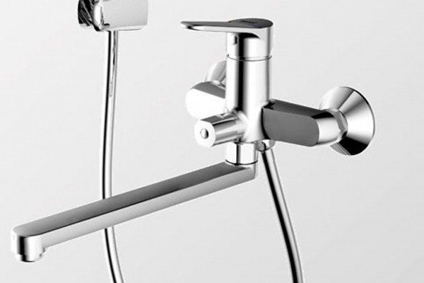 Смеситель для ванны и умывальника Bravat Eco-K F6111147C-LB