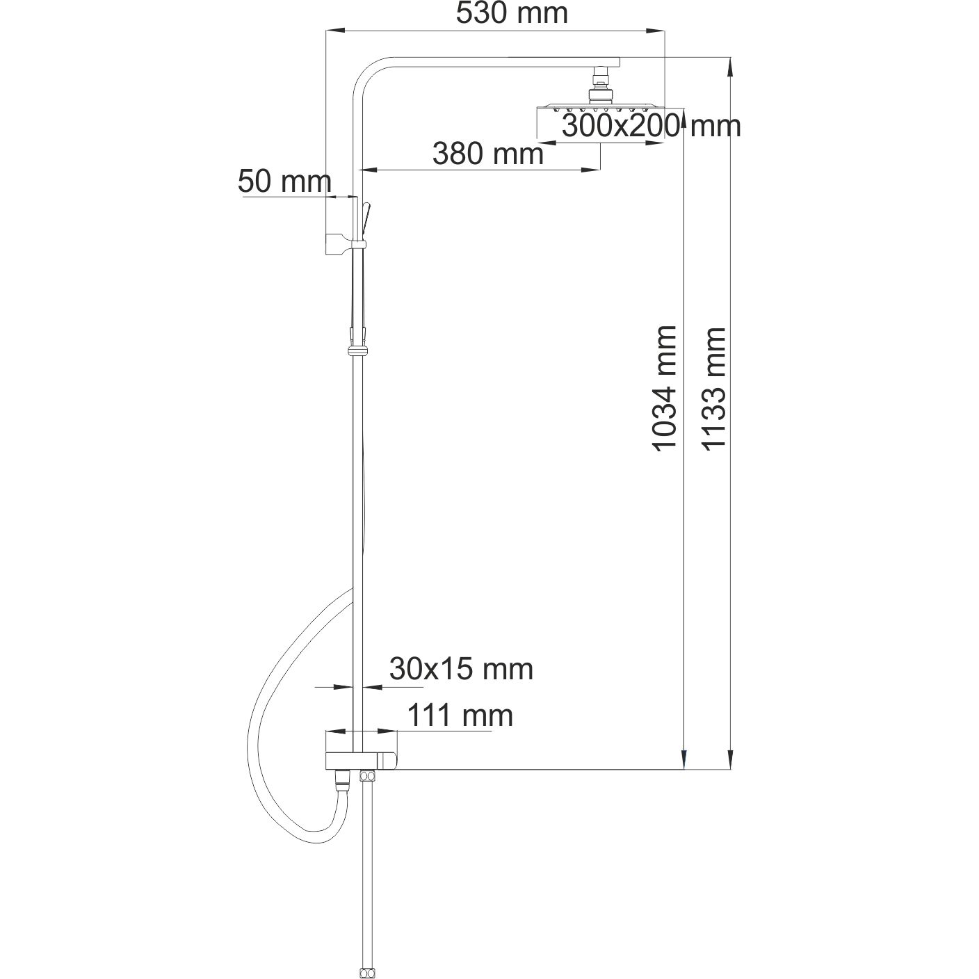 Душевой комплект WasserKRAFT, A042